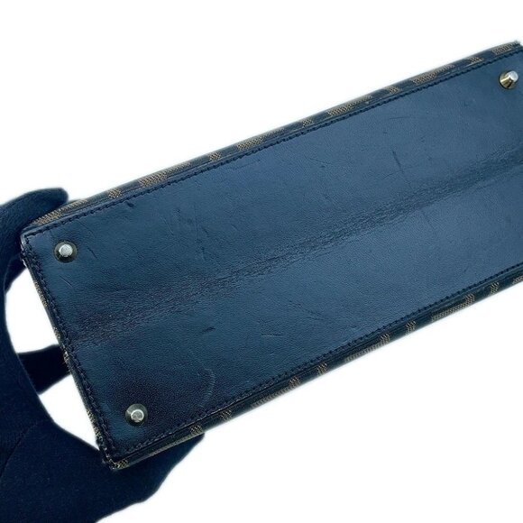 FENDI Zucca 2-way Bag Canvas/Leather Khaki - Picture 7 of 15